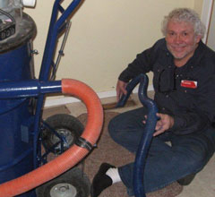 vacuuming an individual duct